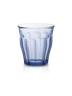 DURALEX Blue Marine 25 cl Picardie Tumbler Pack of 6 Glasses 8-3/4 Ounce NEW NIB